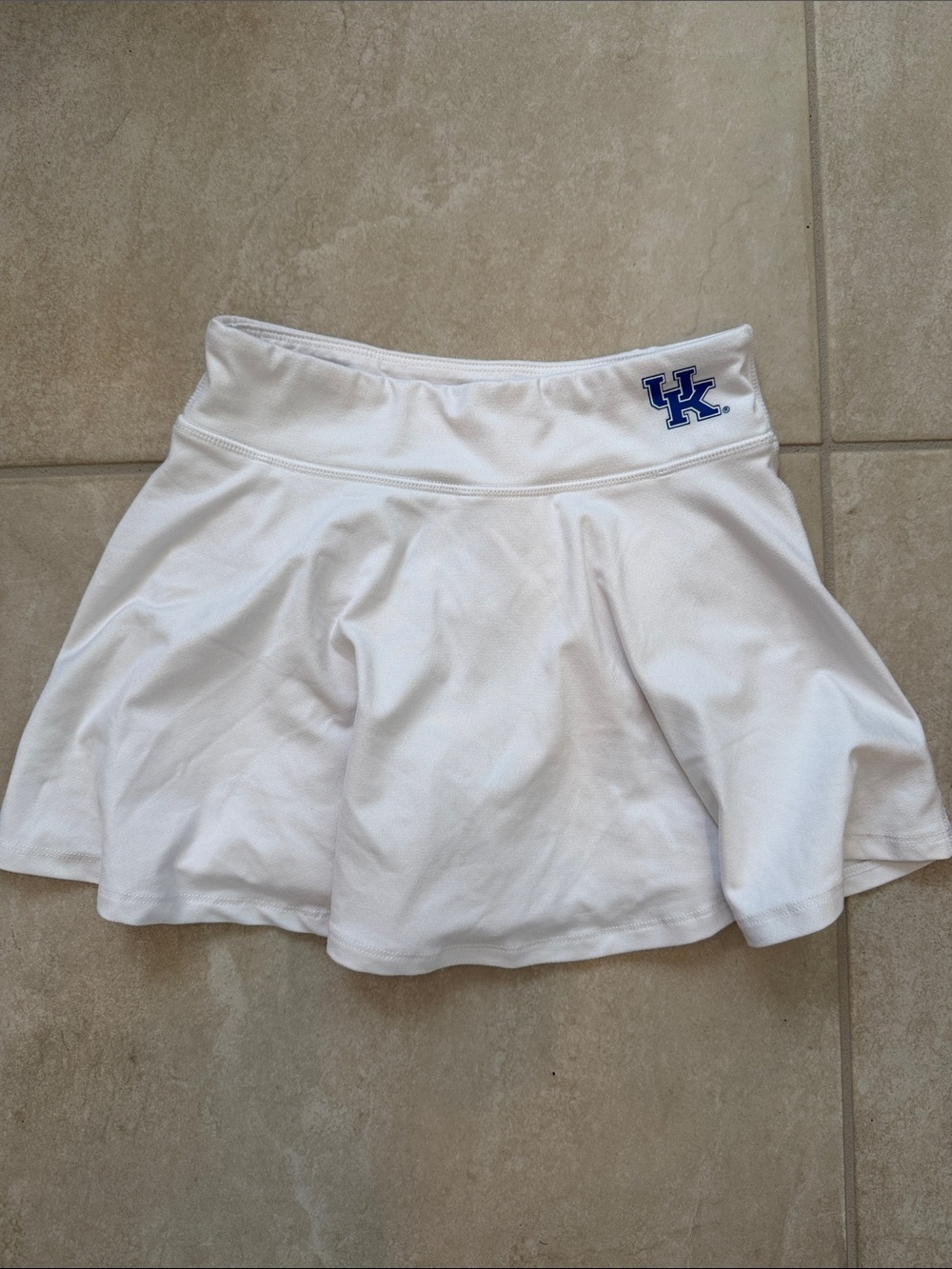 University of Kentucky White Athletic Skirt